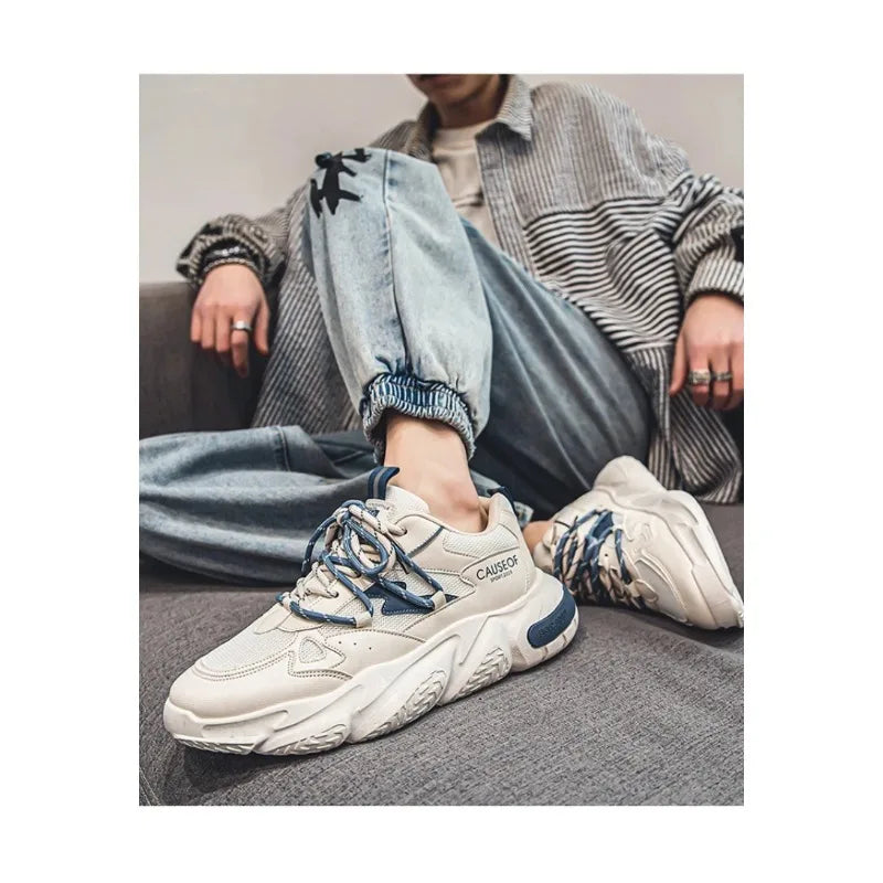 Streetwear Mesh Platform Spring Sneakers