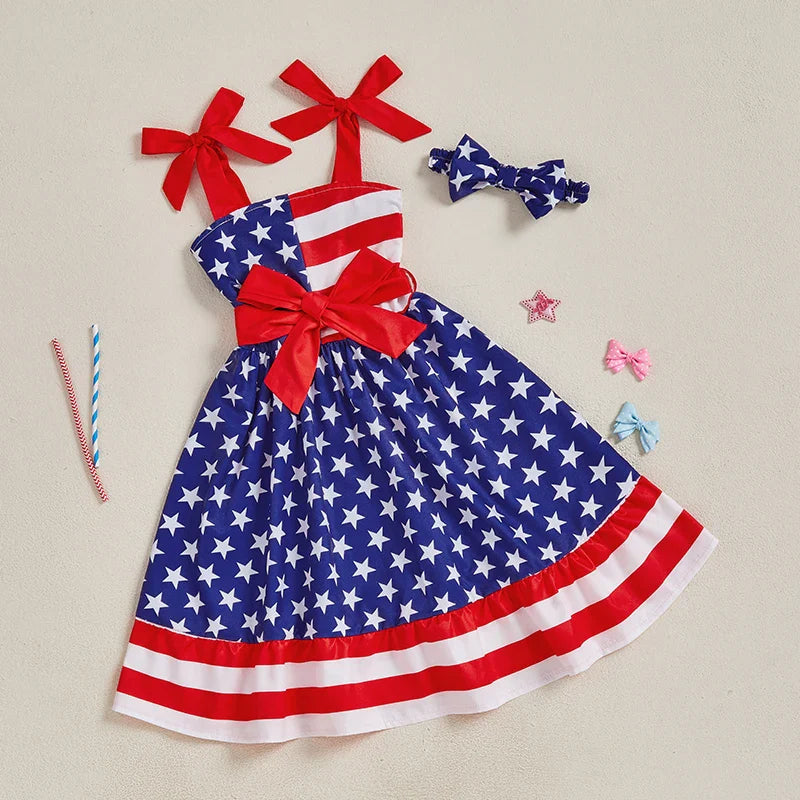 American Flag Ruffle Outfit