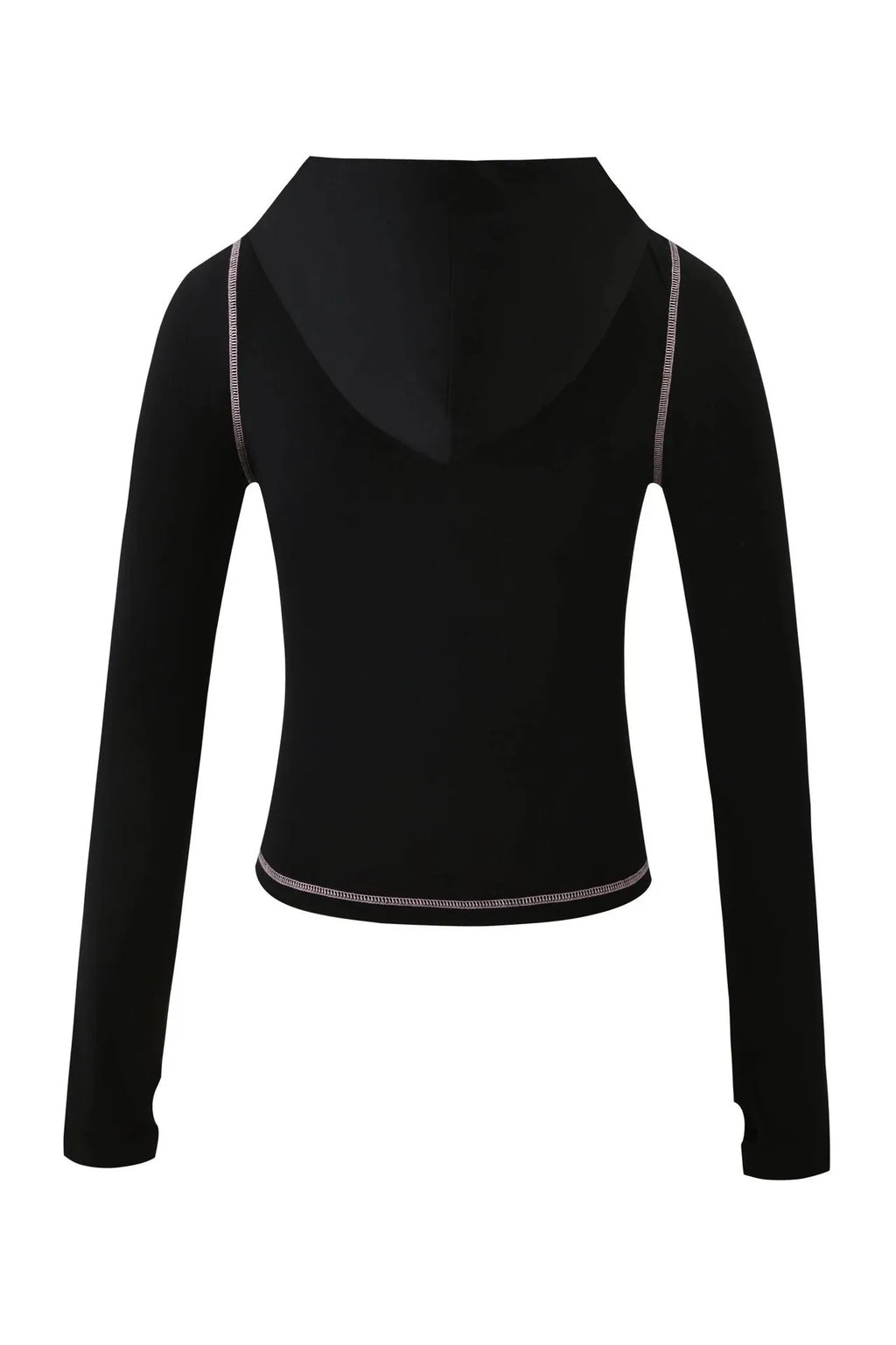 Blended Graphic Print Zip Front Two-Piece Yoga Set