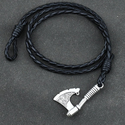Viking Axe Leather Bracelet