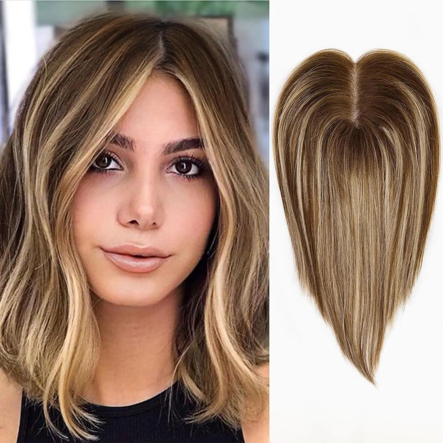 Brown Blonde Hair Topper