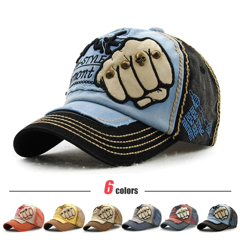 Fist Rivet Baseball Cap