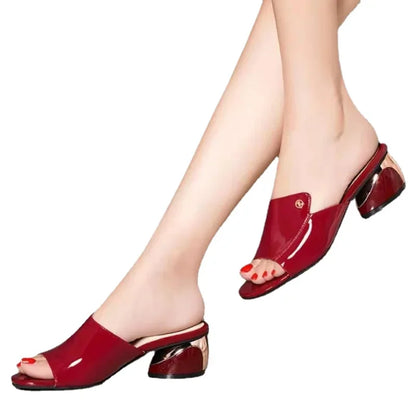 Soft Heeled Summer Sandals