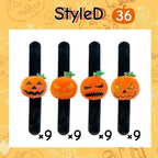 Plush Halloween Slap Bracelets