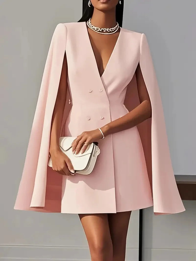Double Breasted Blazer Dress
