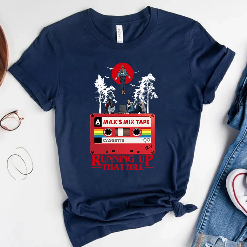 Retro Character Graphic Print T-Shirt