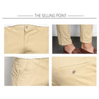 Elastic Ankle-Length Formal Trousers