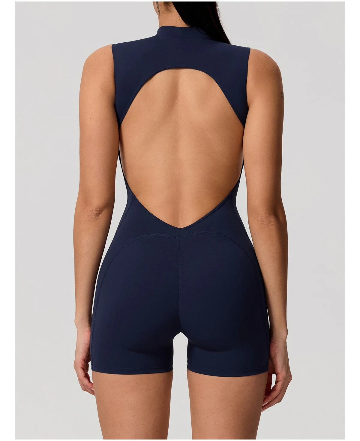 High Waist Scrunch Sports Jumpsuit