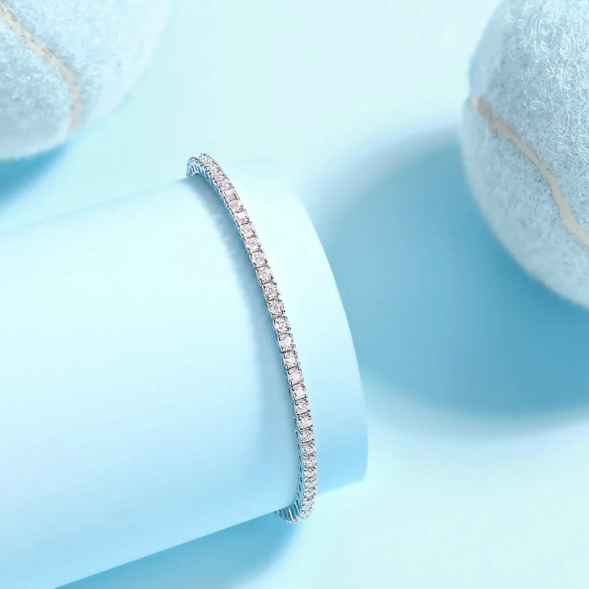 Elegant Moissanite Tennis Bracelet