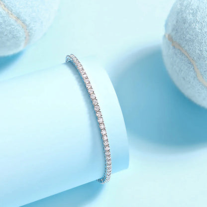 Elegant Moissanite Tennis Bracelet