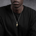Vnox Lightning Pendant Necklace