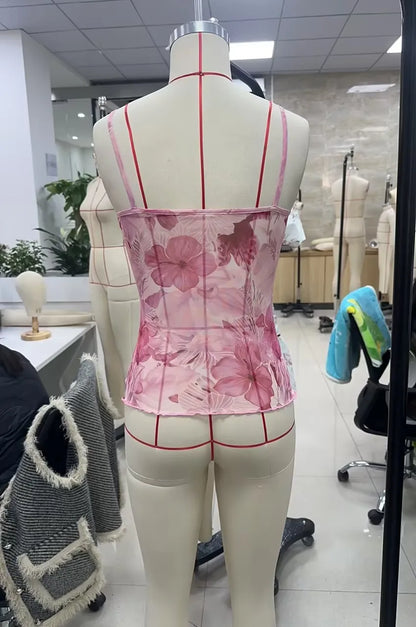 Vintage Floral Boho Top
