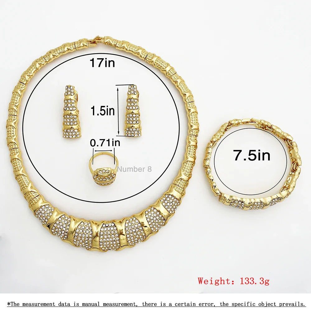 Elegant Necklace Earring Bracelet