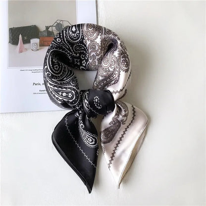 High-End Small Silk Scarf