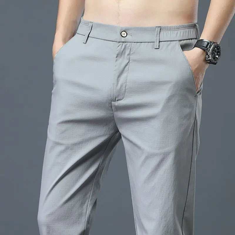 Ice Silk Slim Golf Sports Trousers