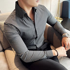 Striped Formal Business Shirt
