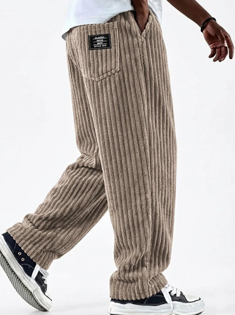 Corduroy Knit Casual Pants