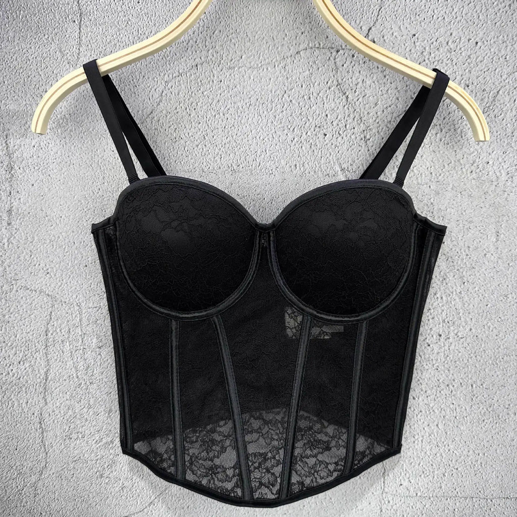 Solid Overbust Corset