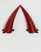 Red Devil Horn Hair Clip