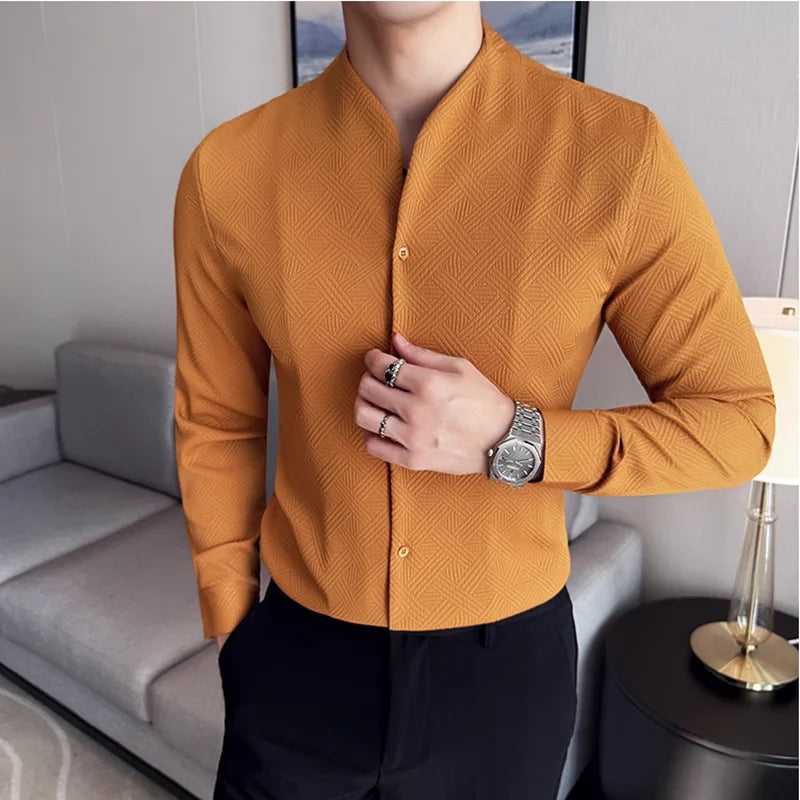 Slim Fit Printed Casual Shirt