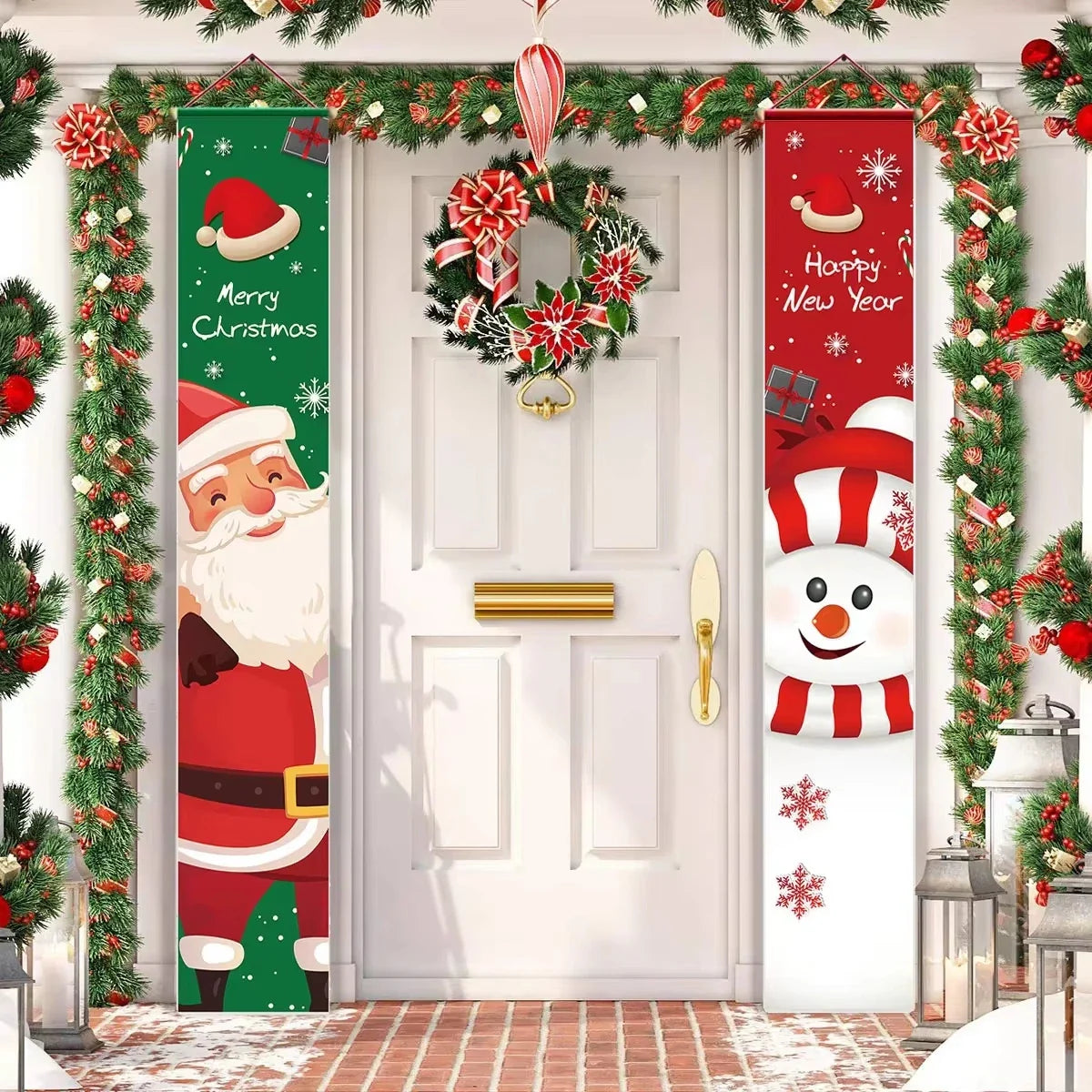 Christmas Hanging Door Banner