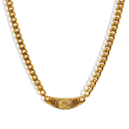 Crystal Choker Chain Necklace