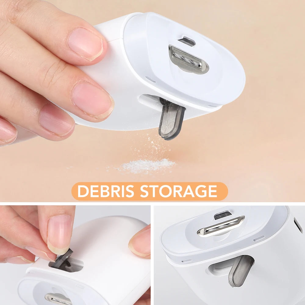 Electric Nail Cutter LED Light
