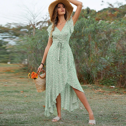 Bohemian Short-sleeve Dress