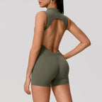 High Waist Scrunch Sports Jumpsuit