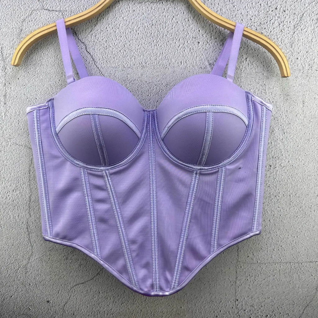 Solid Overbust Corset