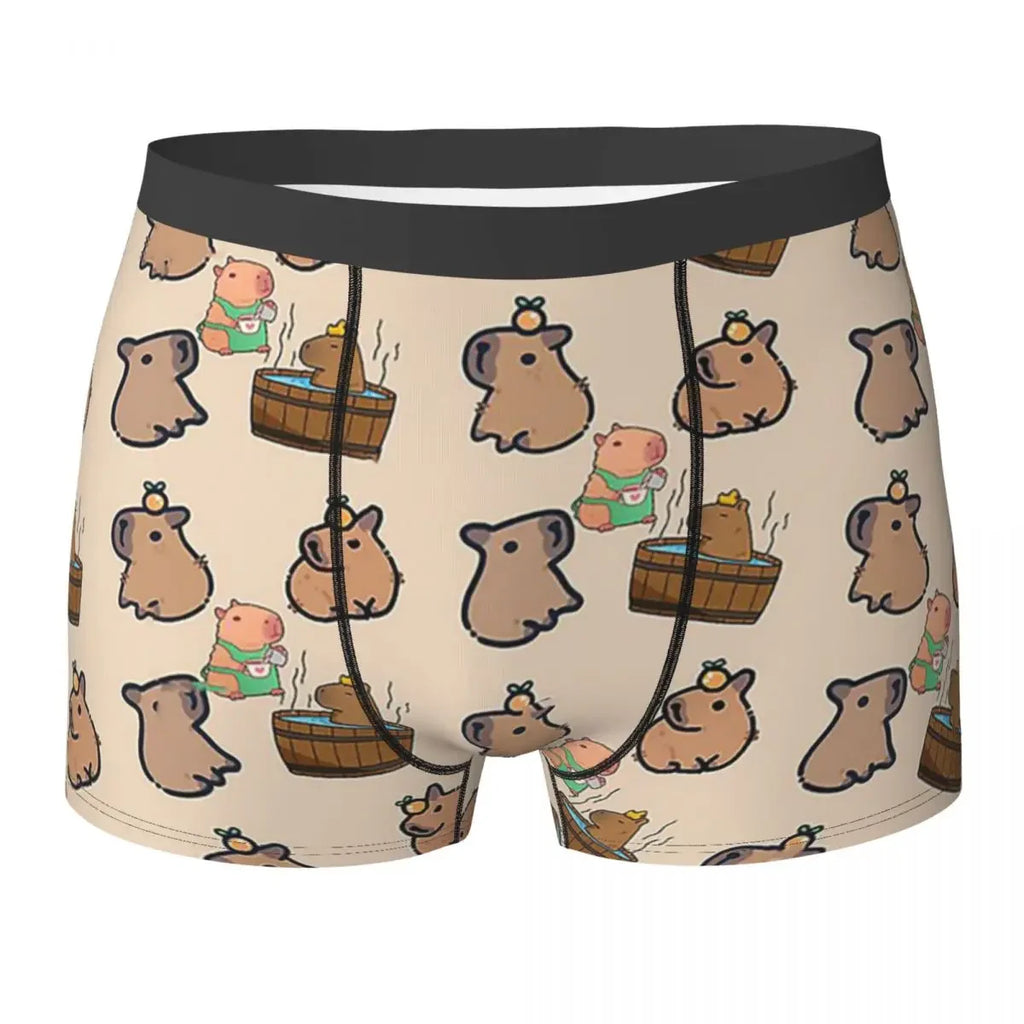 Boxer Underpants Shorts Cute Capybara