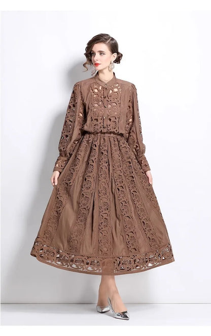 Autumn Crochet Lace Set