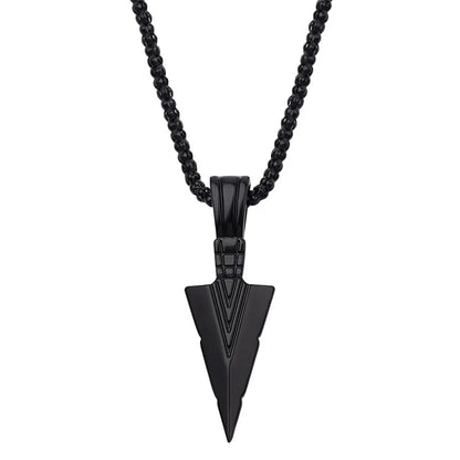 Retro Triangle Arrowhead Necklace