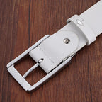 Men’s leather pin belt
