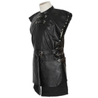 Black Leather Cloak Costume Set