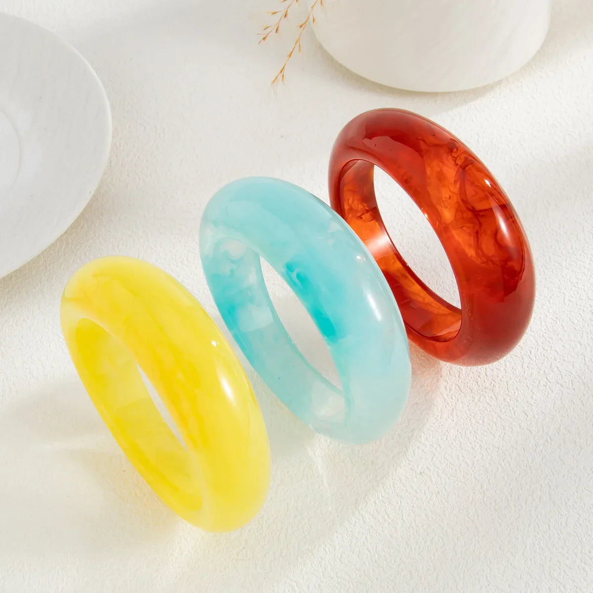 Thick Geometric Cuff Bracelet