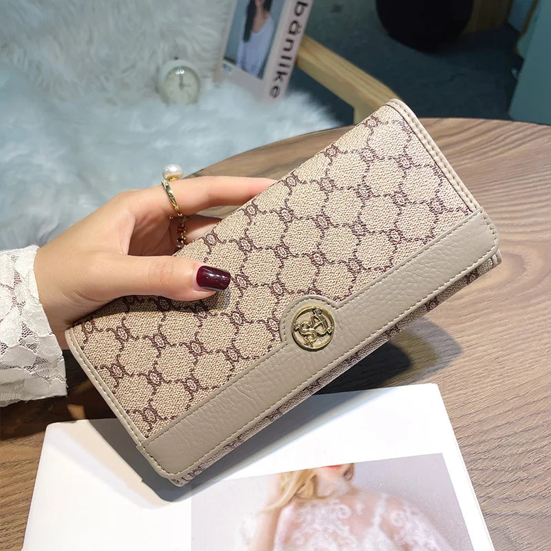 Luxury Leather Long Wallet