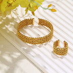 Handmade Woven Beaded Bracelet