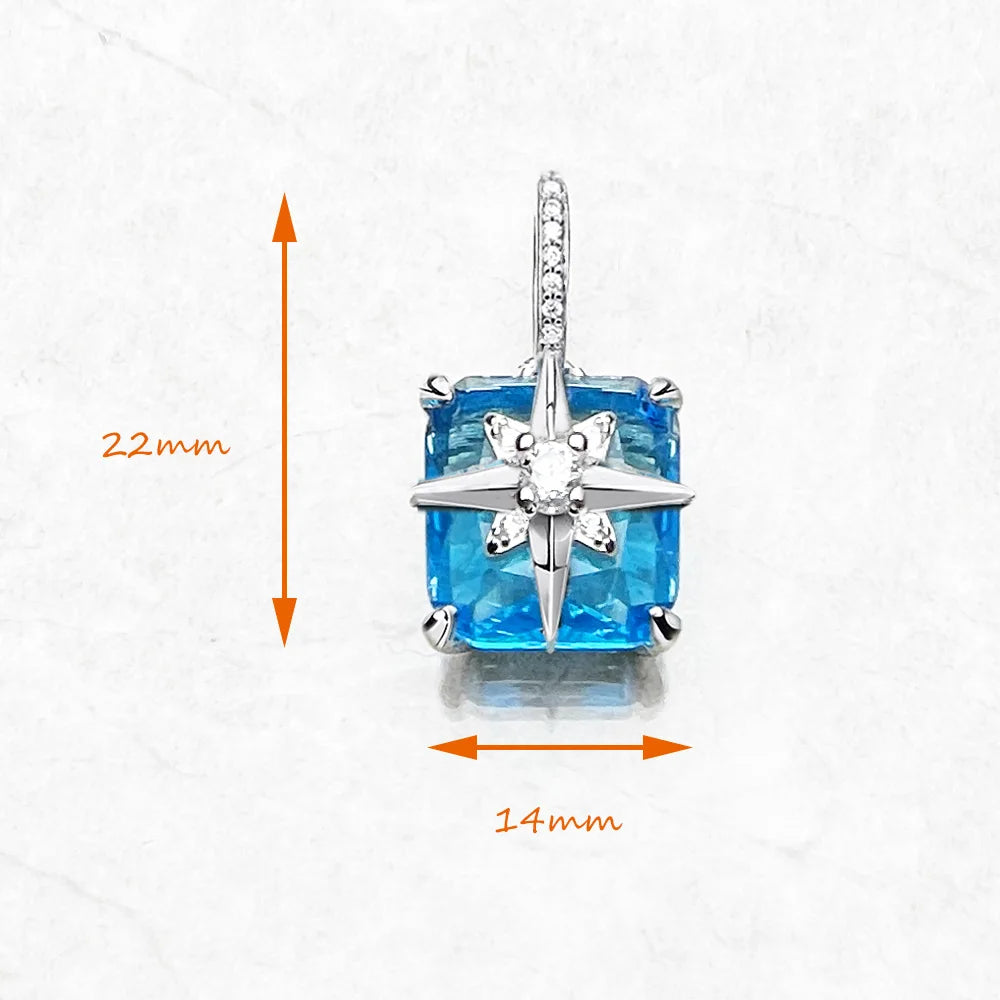 Star Blue Stone Pendant