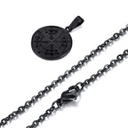 Mprainbow Viking Compass Necklace
