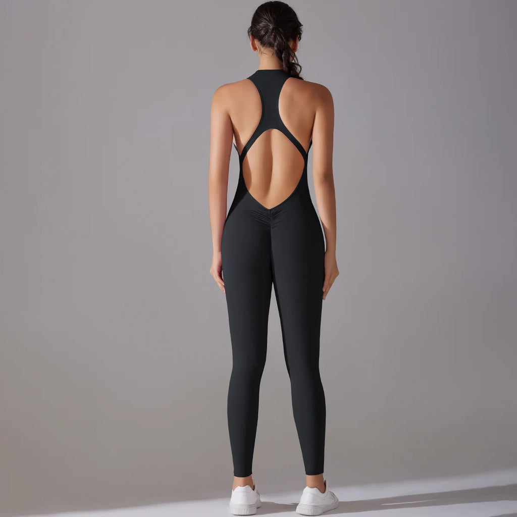 Nylon Solid Sleeveless True-To-Size Fit Shaping Bodysuit