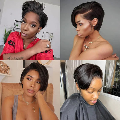 Straight Pixie Cut Wig