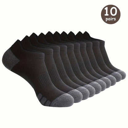 10 Pairs Breathable Low Cut Socks