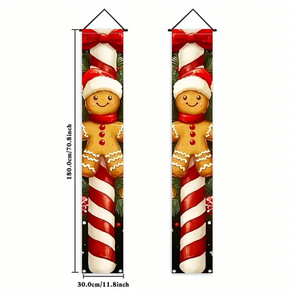 Christmas Santa Door Banner