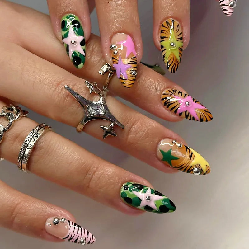 Y2K Pink Zebra Leopard Press