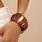 Acrylic Elastic Geometric Bracelet
