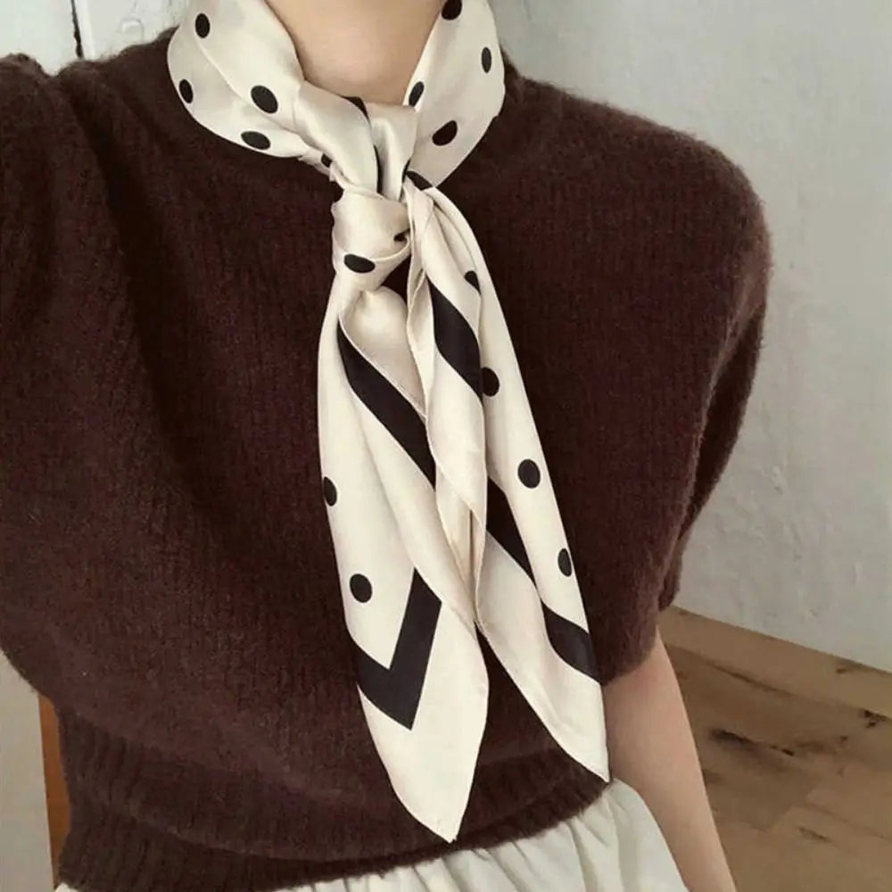 Elegant Square Silk Scarf