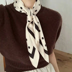 Elegant Square Silk Scarf