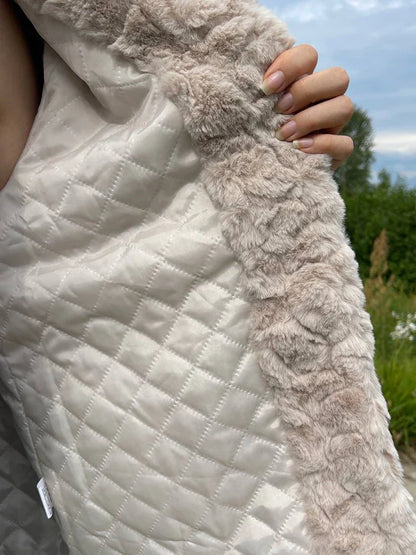 Women's Plush Faux Fur Jacket