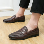 Genuine Leather Bean Loafers